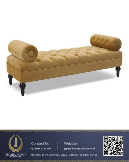 Bench Sofa Ottoman Minimalis Bangku Modern