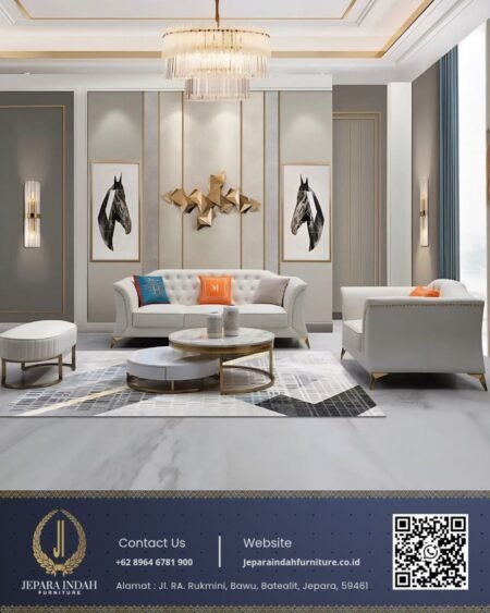 Set Sofa Ruang Tamu Modern Valencia Royal Luxury Sofa