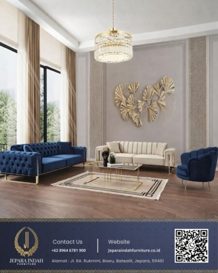Set Sofa Ruang Tamu Stainless Royale Luxury Series