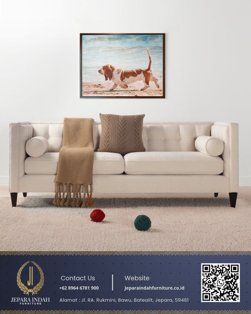 Sofa Kursi Tamu Modern Minimalis Scandinavian