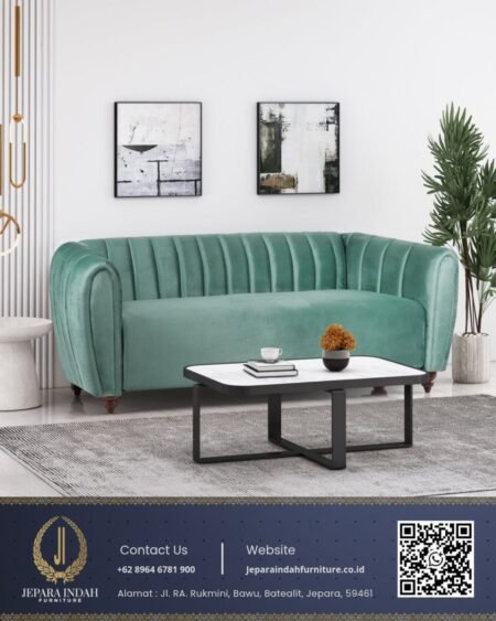 Sofa Ruang Tamu Minimalis Curved Nuansa Modern