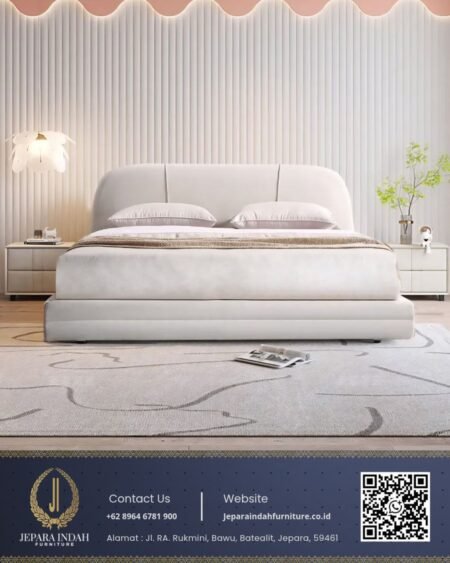 Tempat Tidur Apartemen Mewah Modern Curved