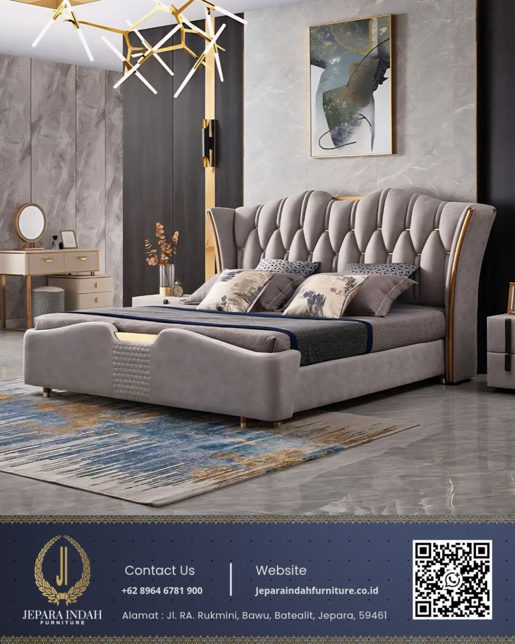 Tempat Tidur Mewah Elegan Savoy Royale Glam