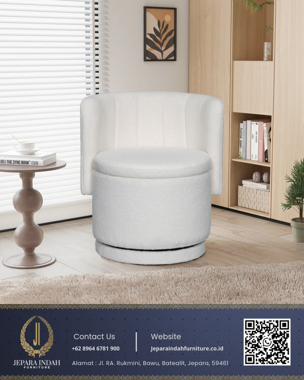 Kursi Sofa Single Chair Modern Minimalis Scandinavian