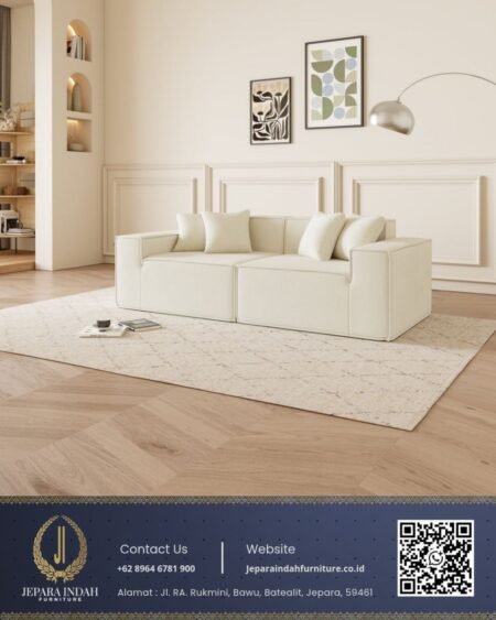 Sofa Modular Japandi Minimalis Modern Aesthetic