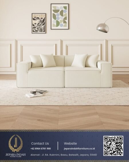 Sofa Modular Japandi Minimalis Modern Aesthetic
