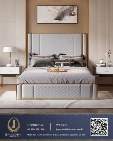 Tempat Tidur Mewah Modern Scandinavian Elegan