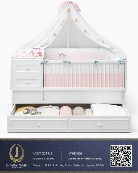 Box Bayi Multifungsi Laci Minimalis Modern Tempat Tidur Bayi
