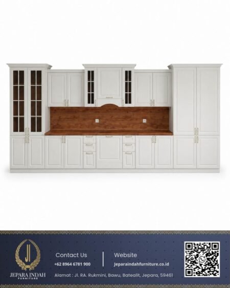 Kitchen Set Minimalis Classic Serat Kayu Modern