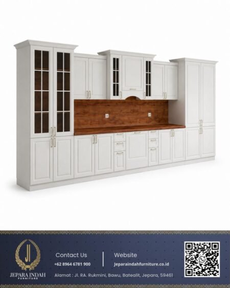 Kitchen Set Minimalis Classic Serat Kayu Modern
