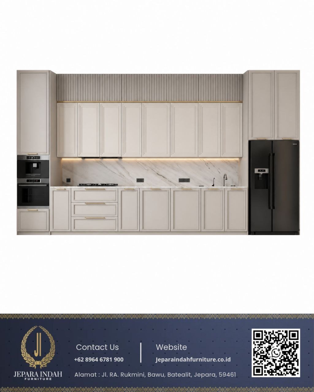 Kitchen set minimalis modern gaya shaker custom
