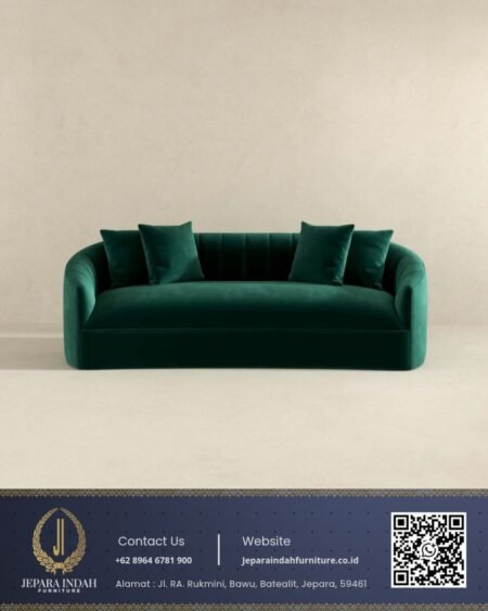 Sofa Minimalis Modern Ruang Tamu Jepara Emerald