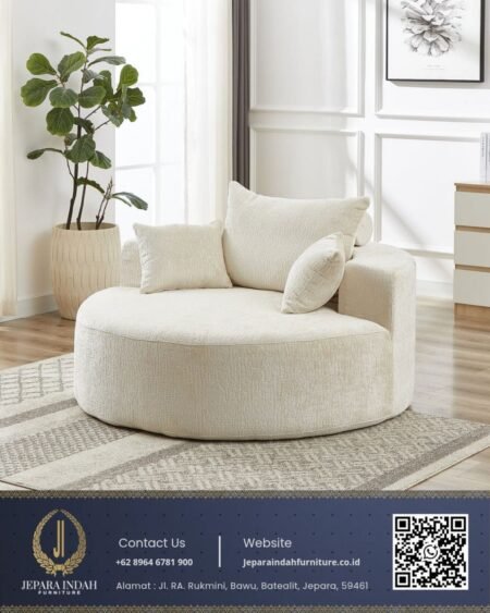 Sofa Single Cuddle Chair Aesthetic Style Organic Modern