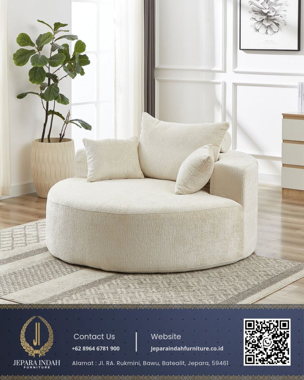 Sofa Single Cuddle Chair Aesthetic Style Organic Modern