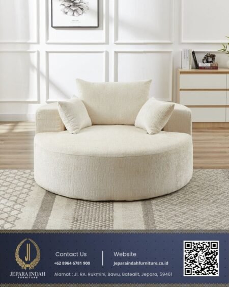 Sofa Single Cuddle Chair Aesthetic Style Organic Modern