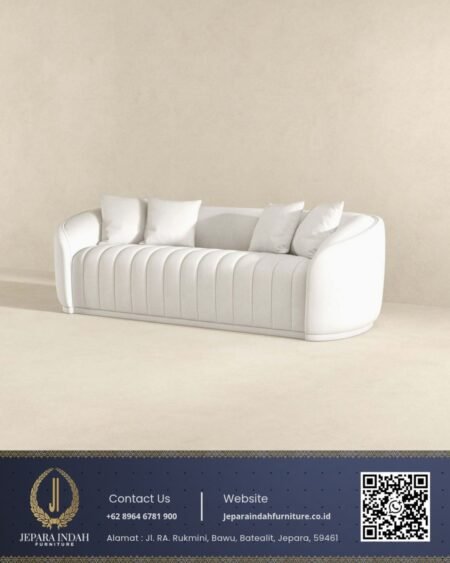 Sofa Tamu Minimalis Modern Style Jepara desain Scandinavian