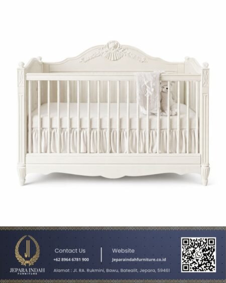 Tempat Tidur Bayi Style Royal Luxury Room White Baby Bed
